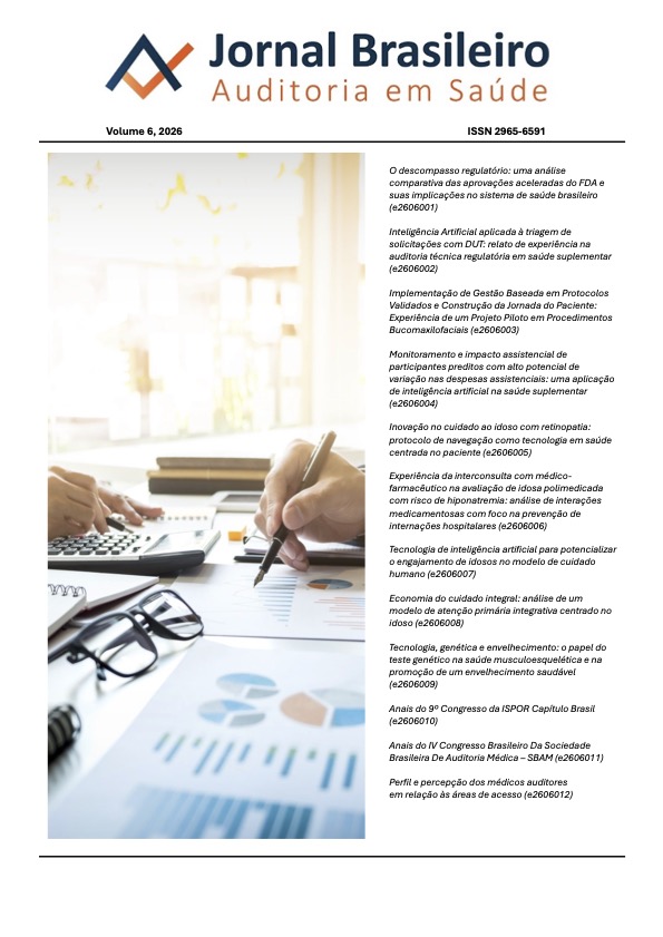 					Visualizar v. 6 n. 1 (2026): Jornal Brasileiro de Auditoria em Saúde (Fluxo Contínuo)
				